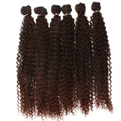 Magic Synthetic Curly Hair All In One Package Bundles DOKI 24 T1B33