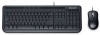 Microsoft Wired Desktop 600 Keyboard & Mouse BLK USB for Business Photo