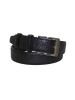 Deluxell Croc Microfiber Faux Leather Belt - Black Photo