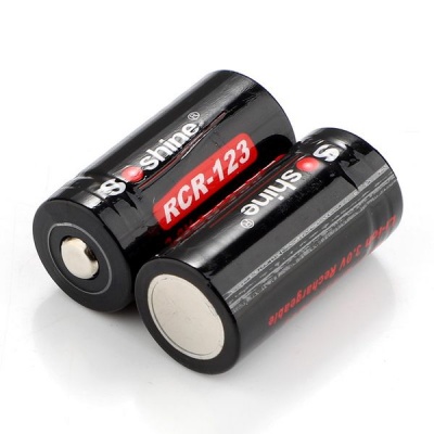 Photo of Soshine 2x rcr123 16340 650mah 3.0v rechargeable battery: li-ion