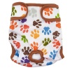 Bamboo Baby Female Dog Diaper - Paw Photo