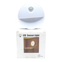 8cm Round LED Night Light with Motion Sensor