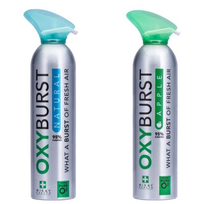 Photo of Oyxburst Oxyburst Pure Natural and Apple Flavoured Oxygen - 12L x 2