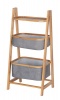 WENKO - Bahari Shelving Unit With 2 Baskets - Bamboo Photo