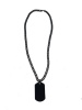 Fabulae Black Steel Dog Tag Chain Denzal Photo