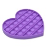 Pop It Fidget Pad Bubble Popping Sensation - Purple Heart Photo
