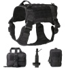 Mix Box Tactical Dog Harness Vest Set - Black XL Photo