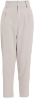 Quiz Ladies Stone High Waisted Tapered Trousers