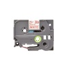 Brother Compatible TZE 242 Red on White Labelling Tape – 18mm Photo