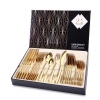 Maisonware 24 Piece 410 Grade Stainless Steel Dinnerware Cutlery Set - Silver Photo