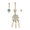 Fabulae Belly Ring Set With Spare Ball Savanna Photo