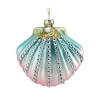 Gisela Graham Pastel Ribbed Shell with Diamante Photo