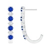 Civetta Spark Jolie Hoop-With Swarovski Sapphire Crystal Photo