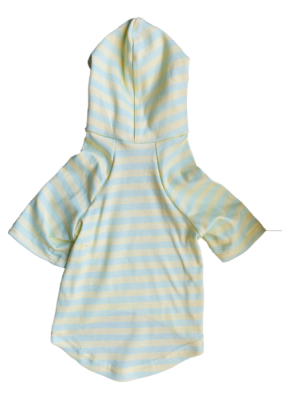 Cozzy Tails Yellow Striped Dog Hoodie