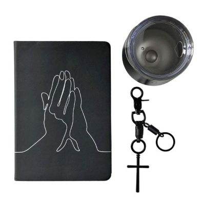 Photo of SOKHO Christian Inspired Gifting Mens Notebook Tumbler & Keyring Gift Set