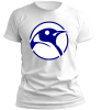 PepperSt Men's White T-Shirt - Blue Penguin Photo