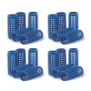32 Piece Medium Blue Hair Curler Set Rollers with Pins Photo