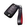 VW Polo TSi/Golf/Tiguan - Carbon Look Key Cover - Red and Black Photo