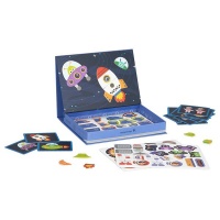 TookyToy Space Magnetic Box Activity Set with Activity Cards