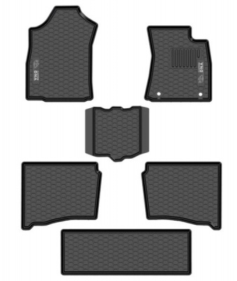 Custom DNA Heavy Duty Mat Set Compatible with Toyota Fortuner Manual 2015