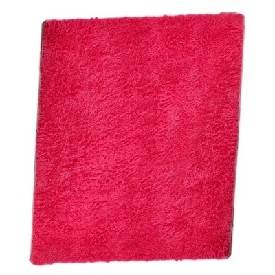 MLTK Designs Red Soft Luxurious Fluffy 15 x 2m Anti Skid Carpet Rug with Memory Foam