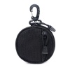 Tactical Molle Pouch EDC Key Coin Bag with Hook for Hunting - Tan Photo