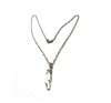 Solid Stainless Steel Pendant and Chain - Feather Photo
