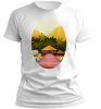 PepperSt Men's White T-Shirt - Hotel Illustration Photo