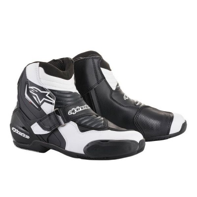 Photo of Alpinestars - SMX 1 Motorcycle Boots - Black/White Graphic
