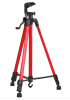 3366 Aluminum Universal Camera & Phone Outdoor Tripod - RED Photo