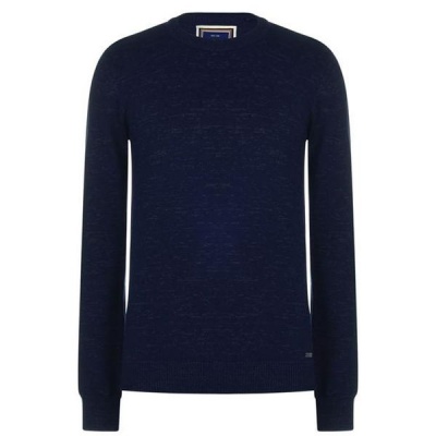 Photo of Soulcal Mens Twist Knit Jumper - Navy - Parallel Import