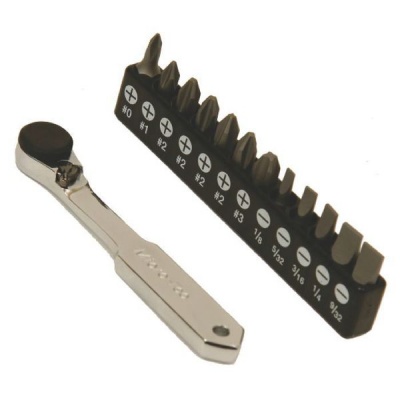 Photo of Micro Tec Micro-Tec Wrench & 1/4" Bit Set 13 Piece