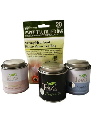 Photo of Teaza Organic Honeybush Tea - Gift Set - 3 x 50 g & 20 Filter Tea Bags