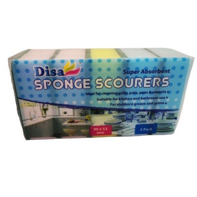 Photo of Disa - Cleaning Sponge Scourers for Kitchen and Bathroom - Bulk Pack of 6