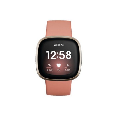 Photo of Fitbit Versa 3 Smart Watch - Pink Clay Soft Gold