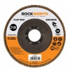 Bulk Pack 5 x Rockworth P120 Zirconia Oxide Flap Disc - 115mm Photo