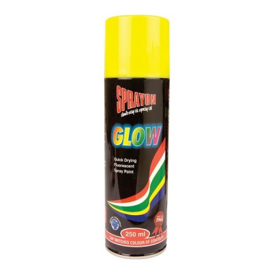 Photo of Sprayon Glow Yellow Spray Paint