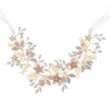 Olive Tree -Faux Pearl/Crystal/Metal Flower Leaf Headband 05 Photo