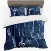 Print with Passion Blue Violin Duvet Cover Set Photo