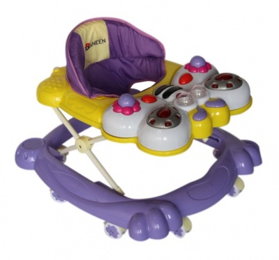 Baneen Baby Activity Walker with Sound Activity Station Yellow