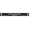 Covid 19 - 800mm X 80mm Social Distancing Strips - Tork Craft Yellow No Cross Photo