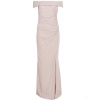 Quiz Ladies Pink Glitter Bardot Maxi Dress Photo