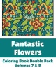 Fantastic Flowers Coloring Book Double Pack Photo