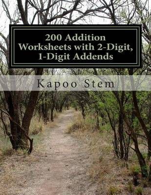 Photo of 200 Addition Worksheets with 2-Digit 1-Digit Addends