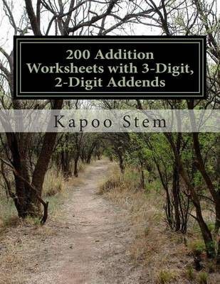 Photo of 200 Addition Worksheets with 3-Digit 2-Digit Addends