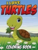I Love Turtles Coloring Book Photo