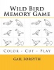 Wild Bird Memory Game: Color - Cut - Play Photo