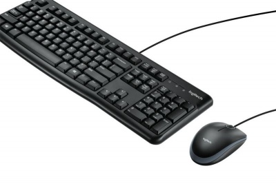 Photo of Logitech MK120 Wired Keyboard and Mouse for Windows-Black