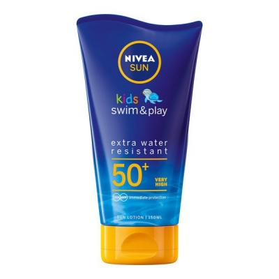 NIVEA SUN Kids Swim Play Sun Lotion SPF50 Sunscreen 200ml