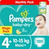 Pampers Baby Dry - Size 4 Mega Pack - 120 Nappies Photo